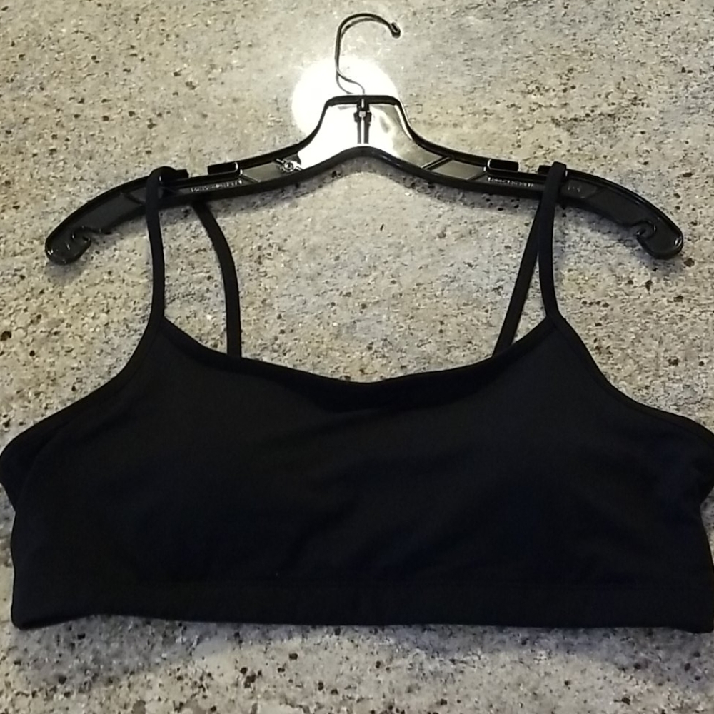 Fabletics XL black sports bra